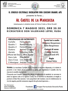 Debutto del nuovo spettacolo! Al castel de la marchesa.