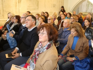 Domenica 3 marzo 24, Sala Tartini a Pirano, pubblico alla presentazione della Mostra Volti di donna